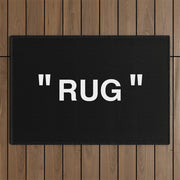 " Art " (Negative) Outdoor Rug
