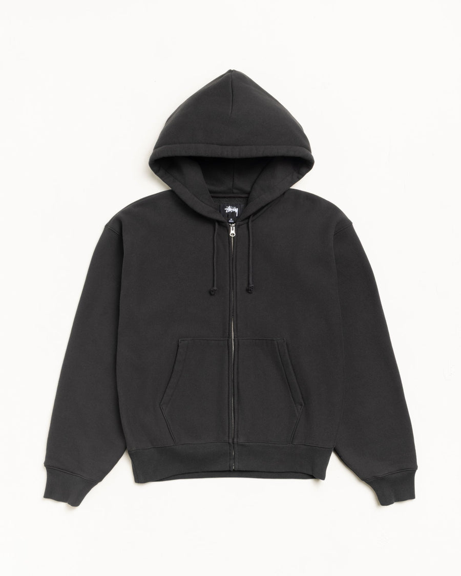 BASIC DIAMOND ZIP HOODIE