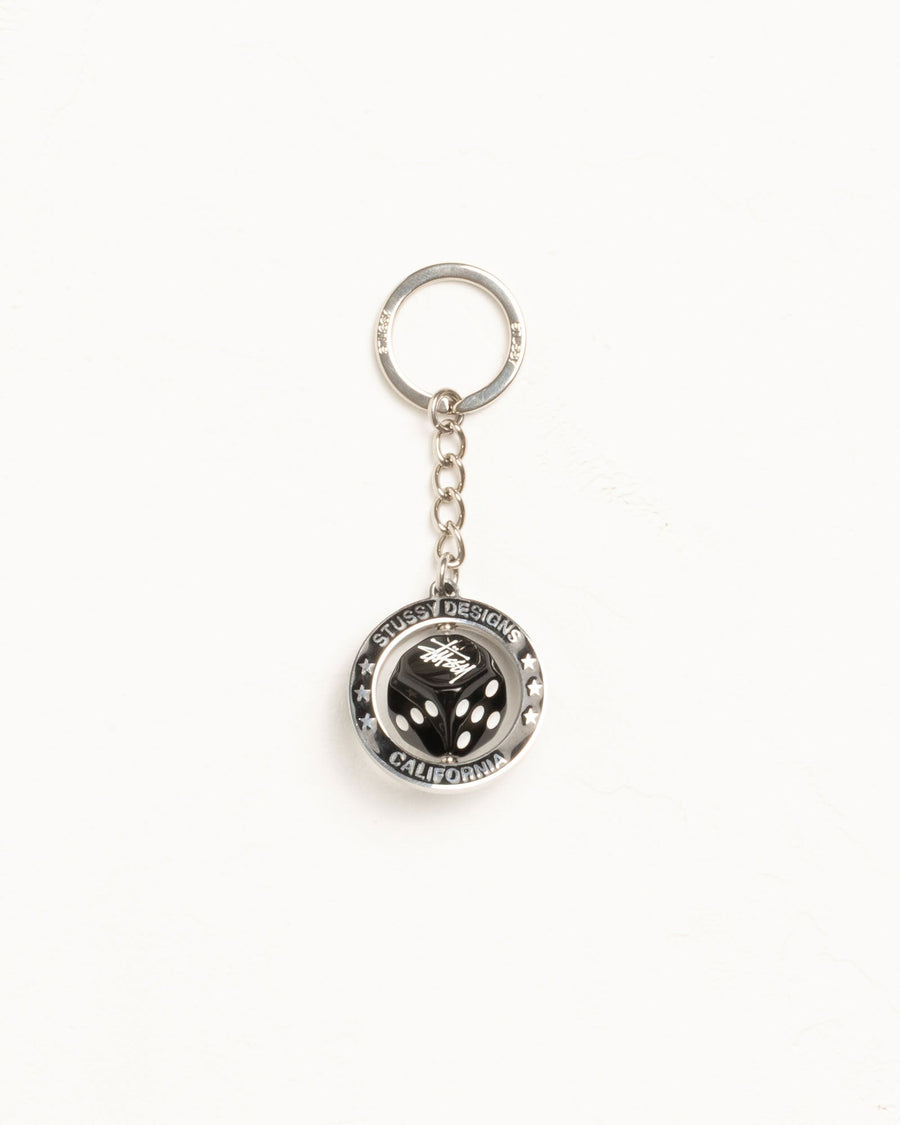 SPINNING DICE KEYCHAIN