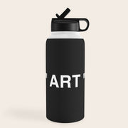 " Art " (Negative) Water Bottle