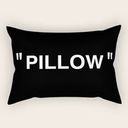 " Art " (Negative) Rectangular Pillow